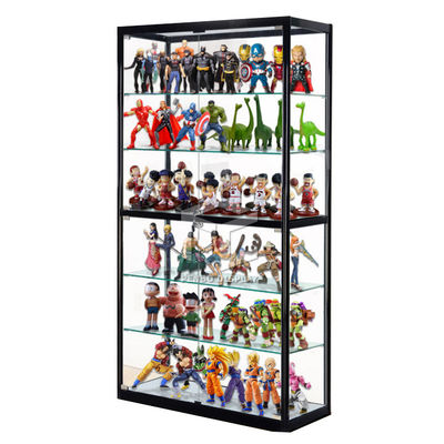 3D Renderings Wall Mounted Showcase With Glass Display 10mm Thick