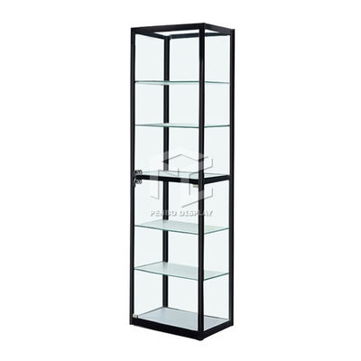 3D Renderings Wall Mounted Showcase With Glass Display 10mm Thick