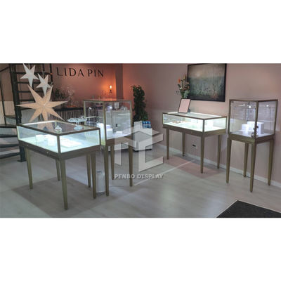 Penbo 1200*400*1050 Glass Jewelry Shop Furniture Counter Glossy