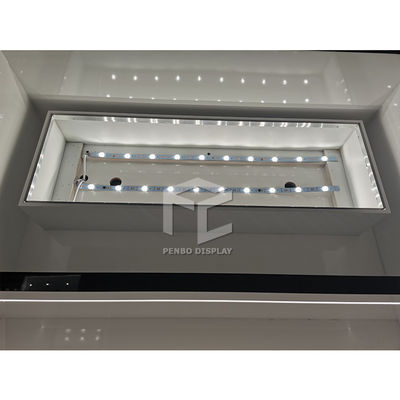 Power Saving T5 LED Skincare Display Shelves For Shop 5mm Thick MDF