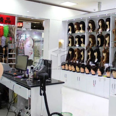 8mm Tempered Glass Wig Display Case With Adjustable Shelf