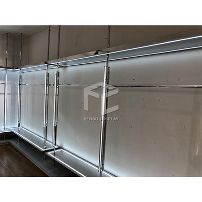 Tủ trưng bày quần áo CNC Nội thất cửa hàng trưng bày sơn tĩnh điện
